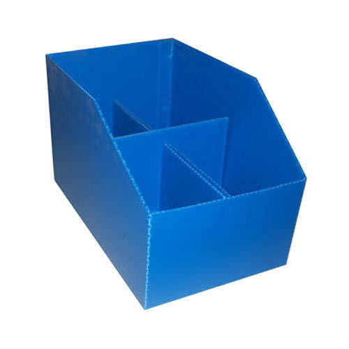 Blue Corrugated Plastic Box