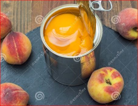 Natural Fresh Canned Peach