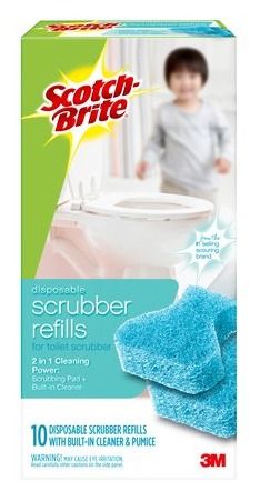 Scotch Brite Disposable Toilet Scrubber Refills