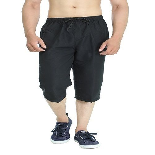 Mens Black Micro Capri