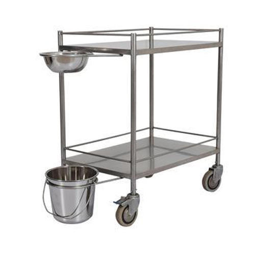 Ss Hospital Dressing Trolley Maximum Loading: 0-50  Kilograms (Kg)