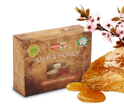 Yellow Organic Milk And Honey Soap