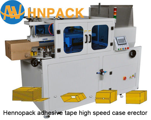 Automatic High Speed Case Erector Machine