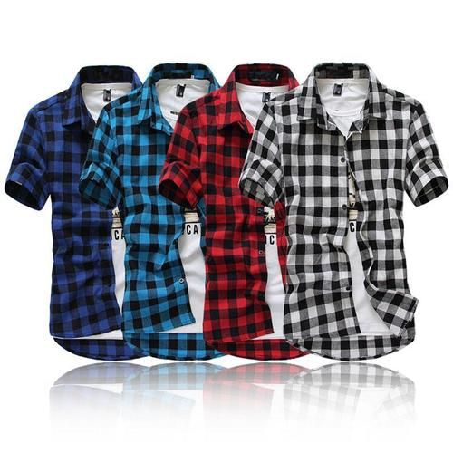 Mens Pure Cotton Shirts - Superior Quality Fabric, Varied Sizes and Patterns, Modern Fashion Trends