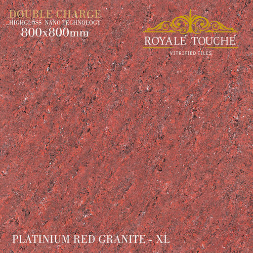 Platinium Red Granite Vitrified Tile - Xl Size: 800X800 Mm