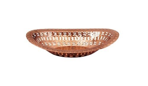Pure Copper Serving Basket (2.0" X 9.6"X 1.5)