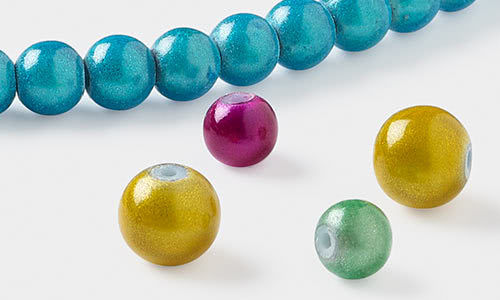 Round Resin Beads