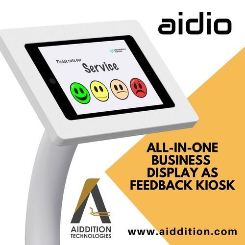 All In One Interactive Displays As Feed Back Kiosk Carpenter Assembly