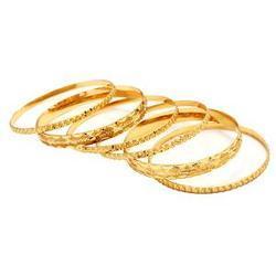 Heavy Gold Plated Bangles Gender: Women