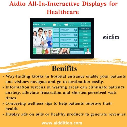 Interactive Kiosk For Health Care Units