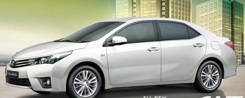 White Corolla Altis Cars