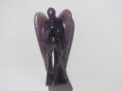 Purple Angels Shaped Amethyst Healing Reiki Stone