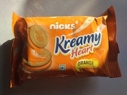 Orange Flavour Cream Biscuit