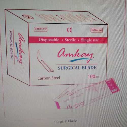 Carbon Steel Surgical Blades - Premium Quality Carbon Steel, Sharp & Sterile, Available in Various Sizes