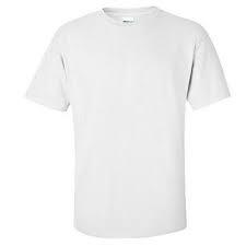 Plain White Round Neck T-Shirts