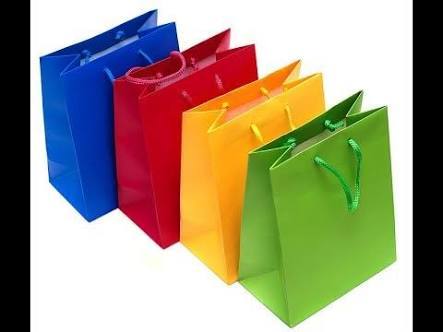 Customised Color Paper Bags