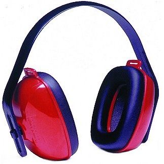 Red And Blue Safety Ear Muff