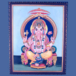 Shree Ganesha Oil Painting Age Group: Adults