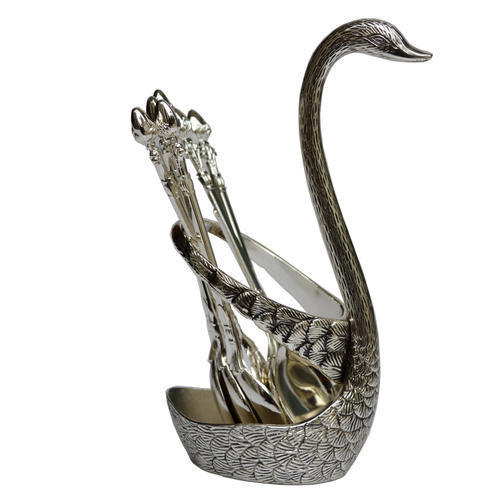 Swan Shaped Spoon Stand 6 Spoons Application: For Industrial Use