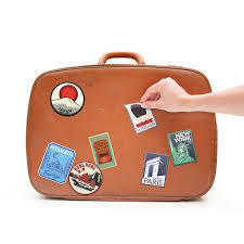 Vintage Style Bag Stickers