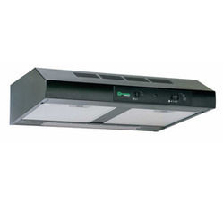 Decorative Kitchen Chimney - 60cm Width, Black Finish | 600 m/hr Suction, Charcoal & Baffle Filters, 1 Year Warranty