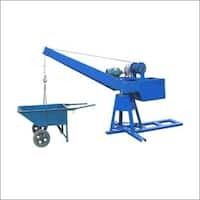 Monkey Hoist Mini Crane Application: Construction