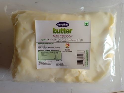  सफेद नमकीन मक्खन