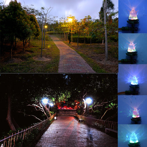 Colorful Garden Lawn Sprinkler with LED Light