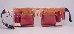 Double Tool Pouch Pigmented Grain Leather