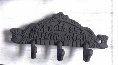 Heavy Cast Iron Bath Sign Hook