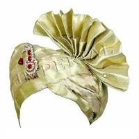 Banarasi Net Cream Color Turban