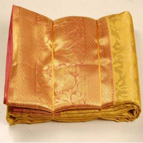 Kanchipuram Silk Saree - Handcrafted 6.3 m with Blouse Piece, Mality Color, Half Fine Zari Gold Embellishments, Ideal for Parties and Weddings