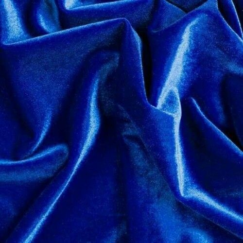 Blue Cotton Velvet Fabrics