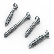 Reddish-Yellow Bone Screws For Hospital