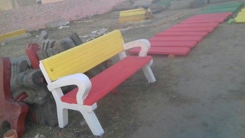 Economical Cement Garden Bench