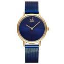 Ladies Wrist Watch With Blue Color Strap