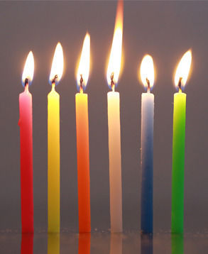 Birthday Colour Candle