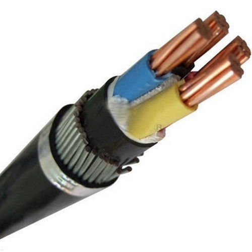 Copper Armoured Cable - Copper Material, 500 Meter Length, PVC Core Covering, 440V Power | High-Quality Durability and Reliability