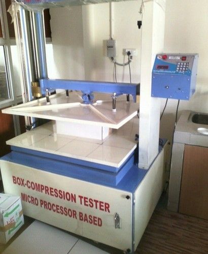 Microprocessor Based Box Compression Tester