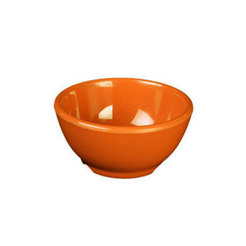 Red Plastic Soup Bowl