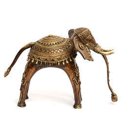 Handicraft Art Elephant Decor Showpiece