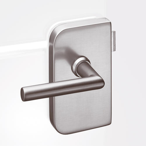 Polished Glass Door Lock