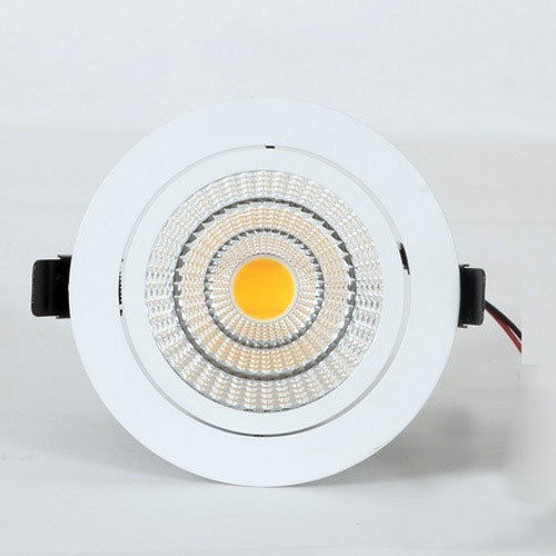 Round Shape Cob Led Light Body Material: Acrylic