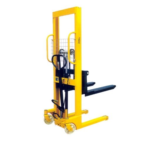 Heavy Duty Hydraulic Stacker - Capacity 500 Kgs, 80-1500 mm Fork Height | Robust Steel Profile, Leak Proof Hydraulic System, User-Friendly Movement