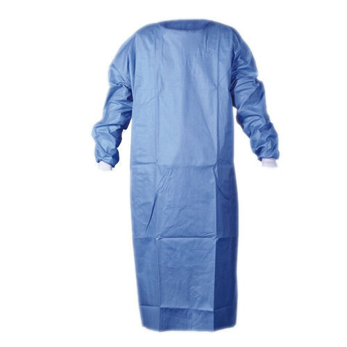 Plain Blue Surgical Gown