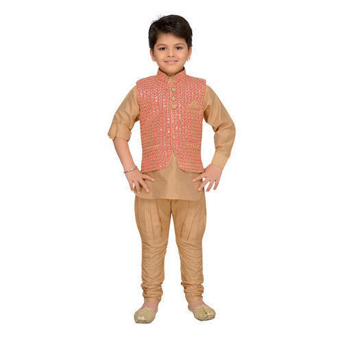 लड़कों के लिए बच्चों का कुर्ता पजामा और कमरकोट