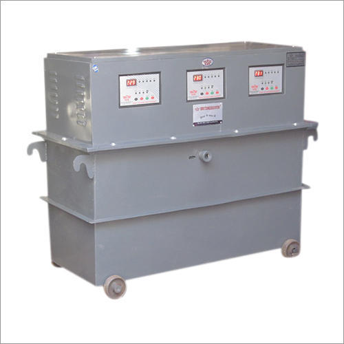 Pink And Brown Oil Cooled Voltage Stabilizer