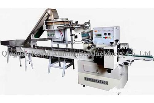 Three Side Seal Syringe Automatic Packaging Machine With Automatic Feed System