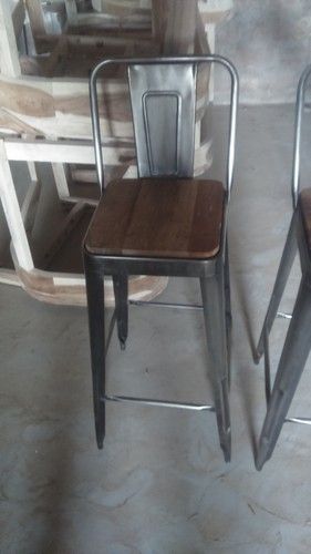 Modern Bar Chair With Antique Finish
