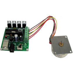 Stepper Motor With Controller Chipboard